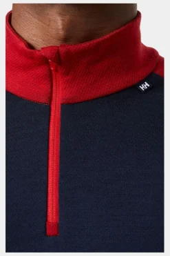 Mens Lifa Merino Midweight Half-Zip Base Layer Top