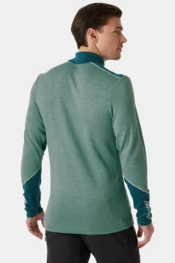 Mens Lifa Merino Midweight Half-Zip Base Layer Top
