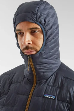 Mens Micro Puff Hooded Jacket