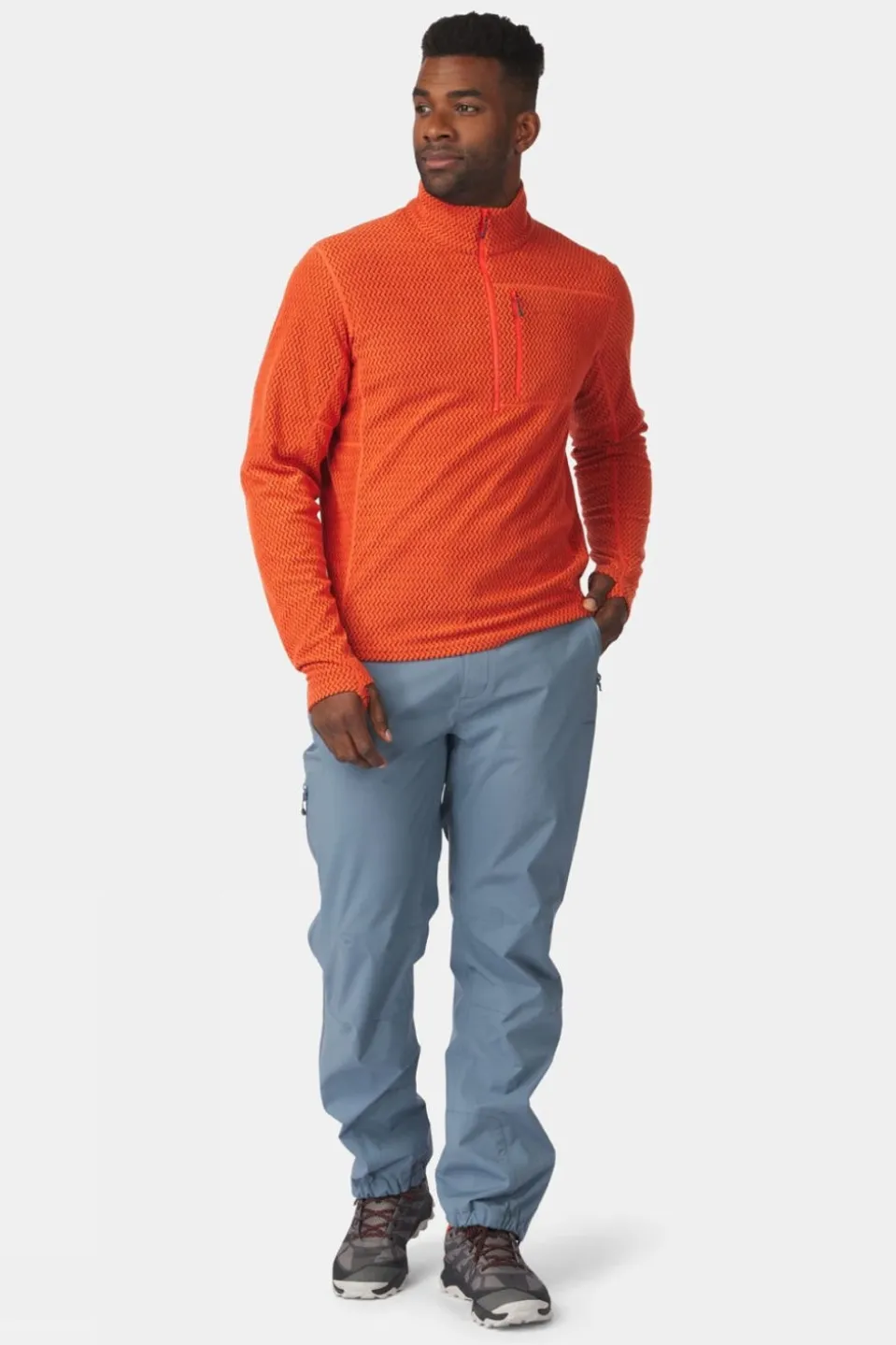 Mens Mountain Packaway Half Zip Fleece