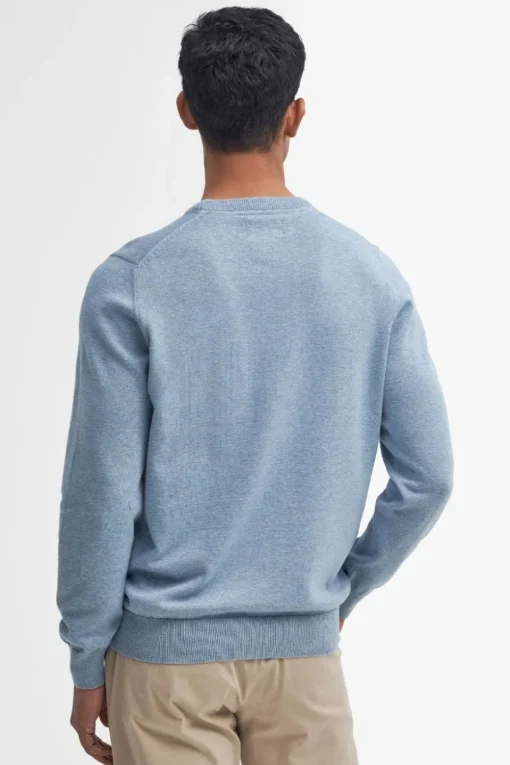 Mens Pima Cotton Crew Neck Jumper