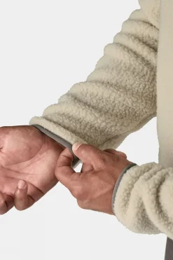 Mens Retro Pile Fleece Jacket