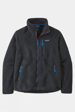 Mens Retro Pile Fleece Jacket