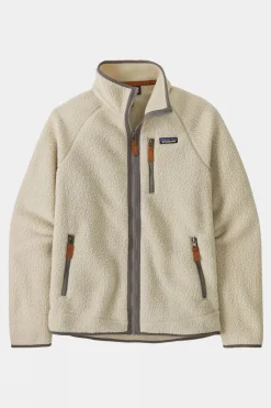 Mens Retro Pile Fleece Jacket