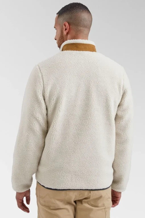 Mens Trekker Recycled Sherpa Full Zip Fleece