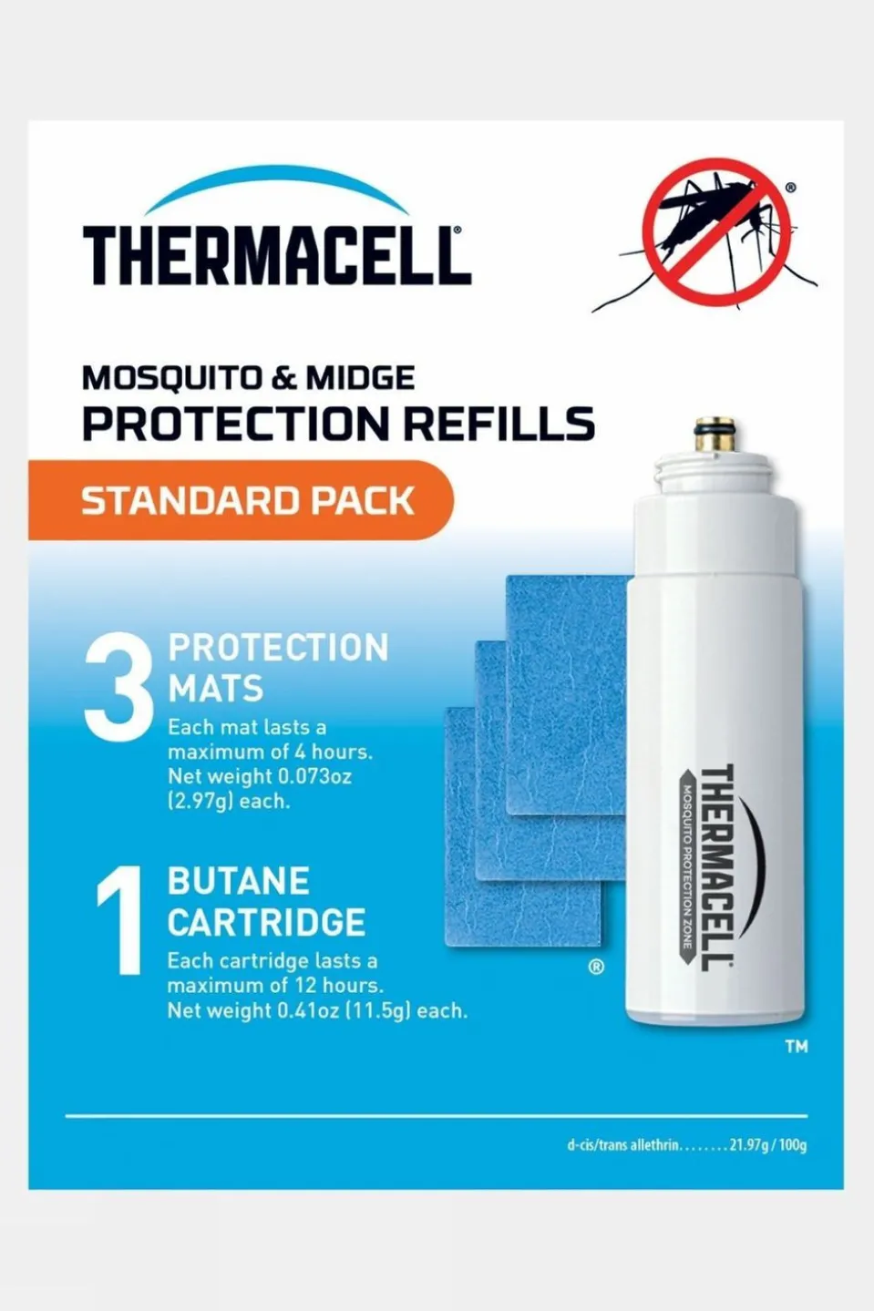 Mosquito Repeller Standard Refill Pack (Mats & Gas)