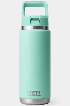 Rambler With Colour Straw Cap Drinks Bottle - 26oz / 769ml