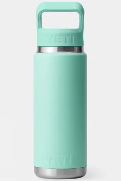 Rambler With Colour Straw Cap Drinks Bottle - 26oz / 769ml