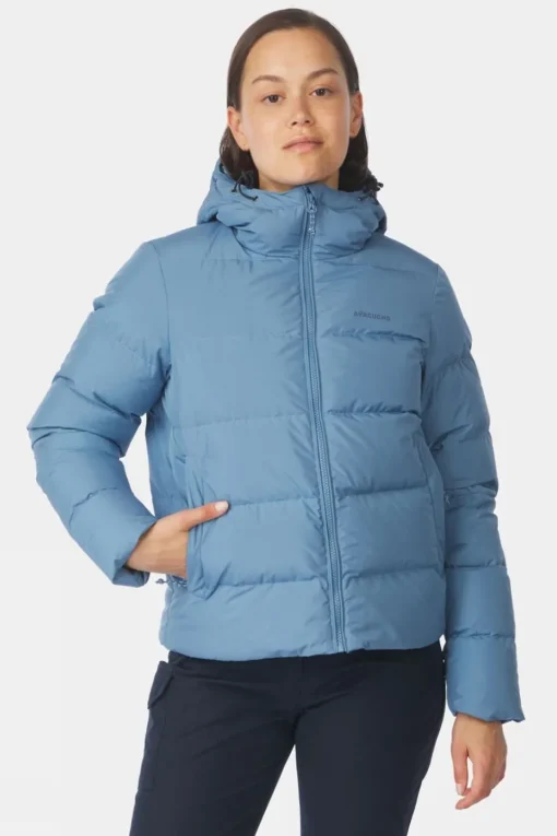 Womens Aarhus Recycled Cropped Hoody Down Jacket