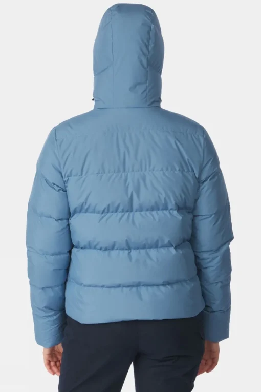 Womens Aarhus Recycled Cropped Hoody Down Jacket