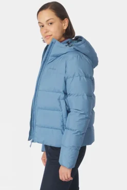 Womens Aarhus Recycled Cropped Hoody Down Jacket