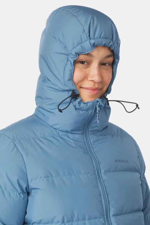 Womens Aarhus Recycled Cropped Hoody Down Jacket