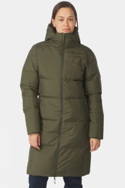 Womens Aarhus Recycled Long Down Jacket