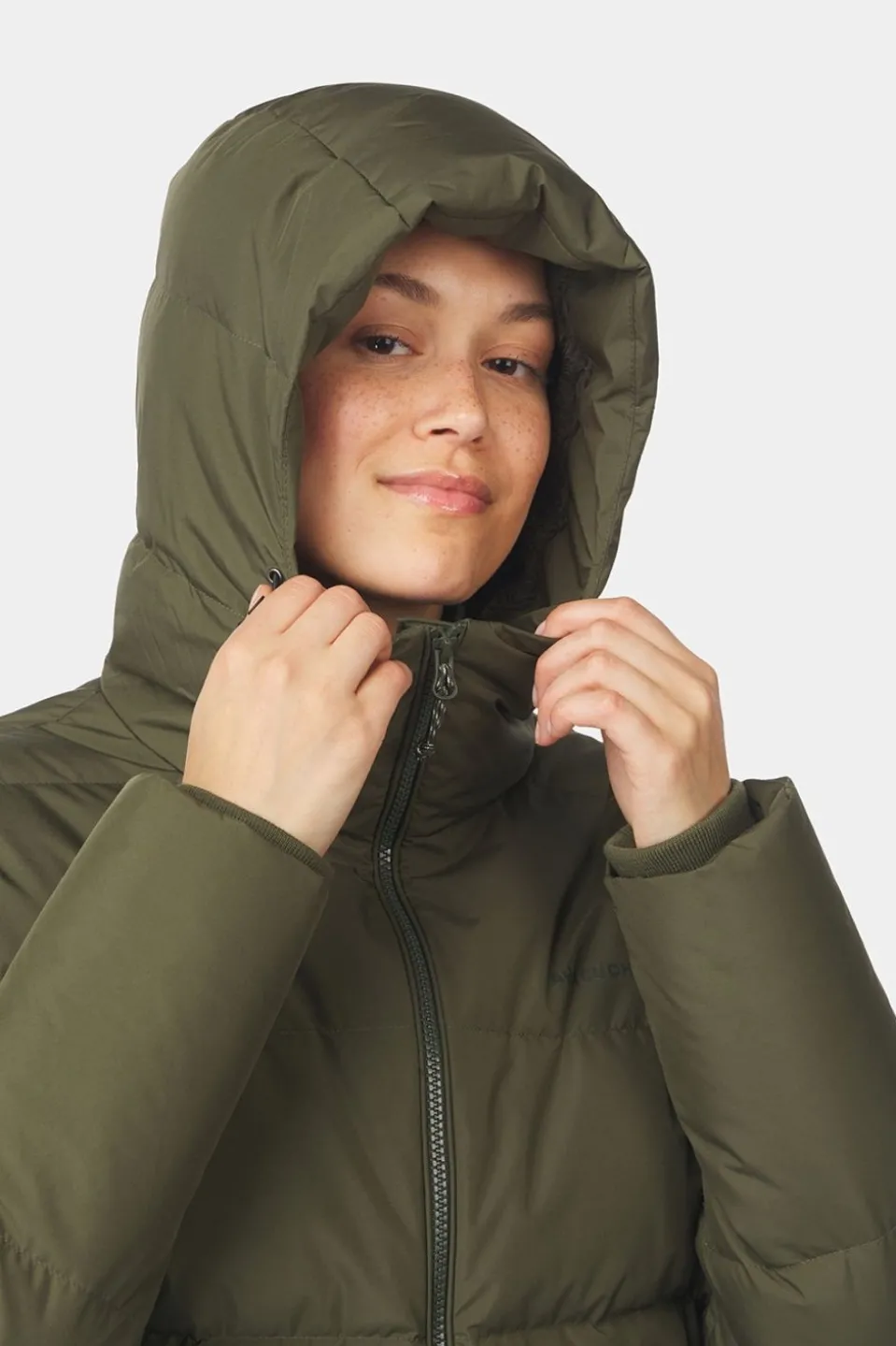 Womens Aarhus Recycled Long Down Jacket