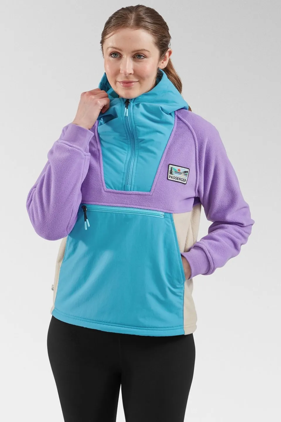 Womens Alexander Recycled Hooded Polar Fleece