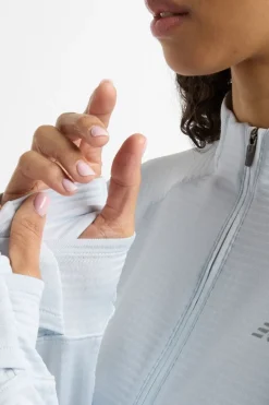 Womens Athletics Heat Grid Half Zip Fleece