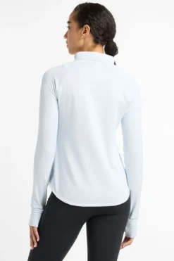 Womens Athletics Heat Grid Half Zip Fleece