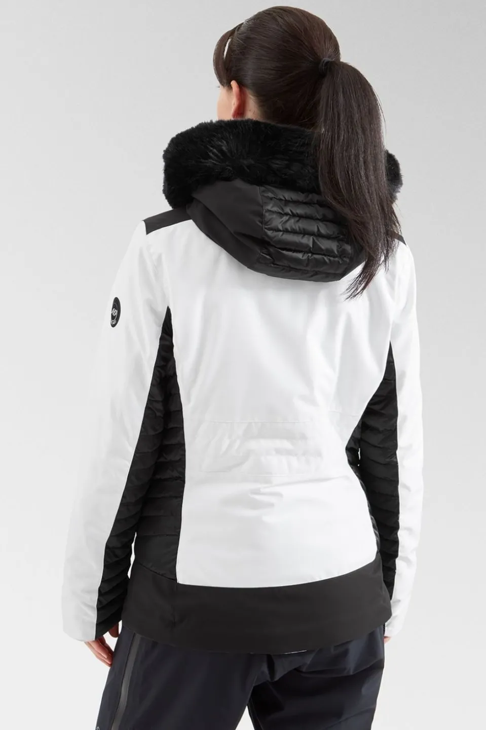 Womens Camille Faux Fur Ski Jacket