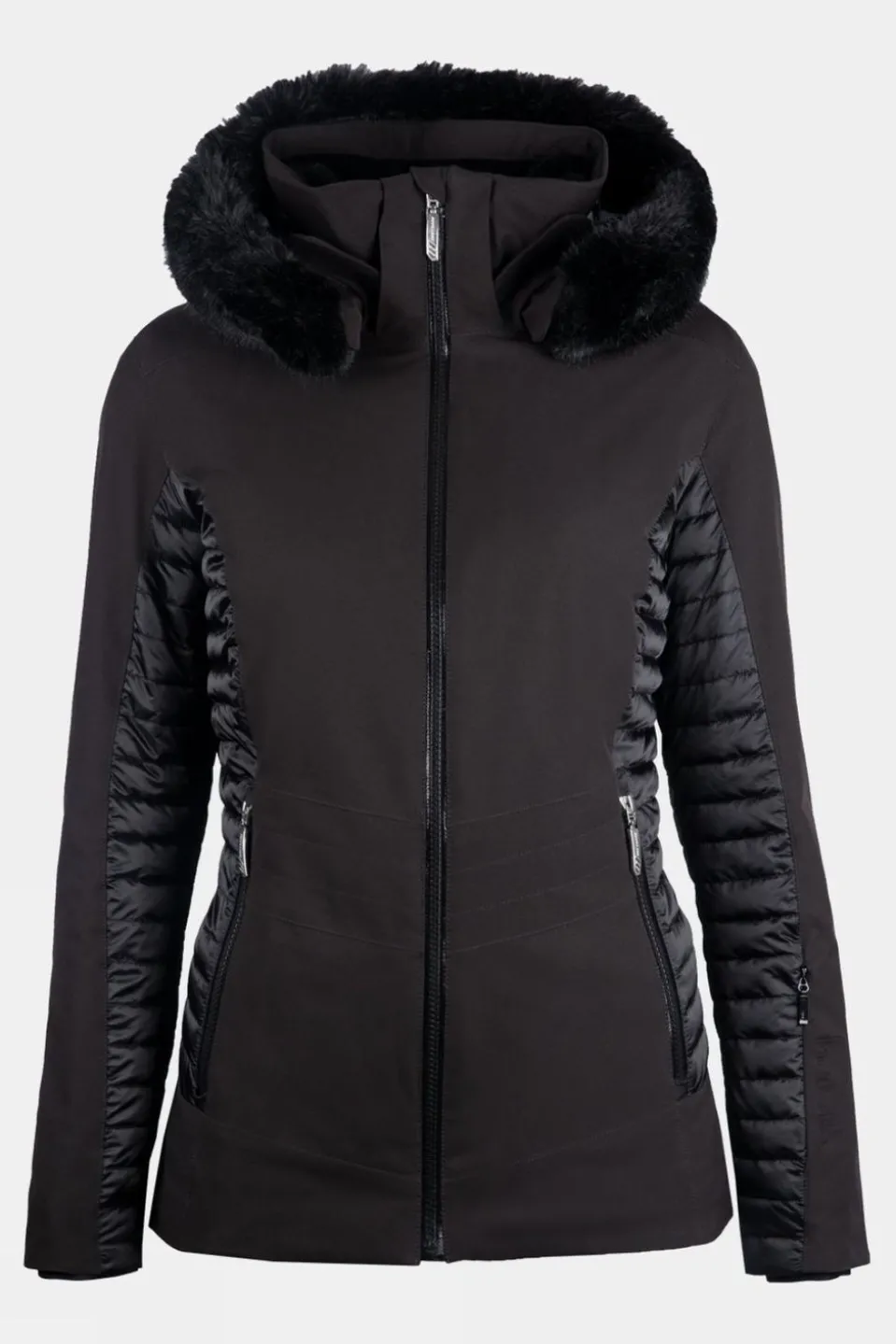 Womens Camille Faux Fur Ski Jacket