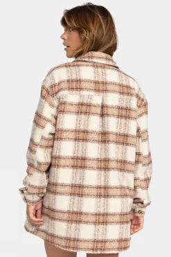 Womens Check The Swell IIII Shacket