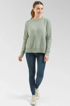 Womens Cove Recycled Knitted Jumper Sweatshirt