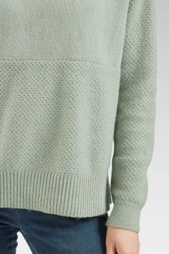 Womens Cove Recycled Knitted Jumper Sweatshirt