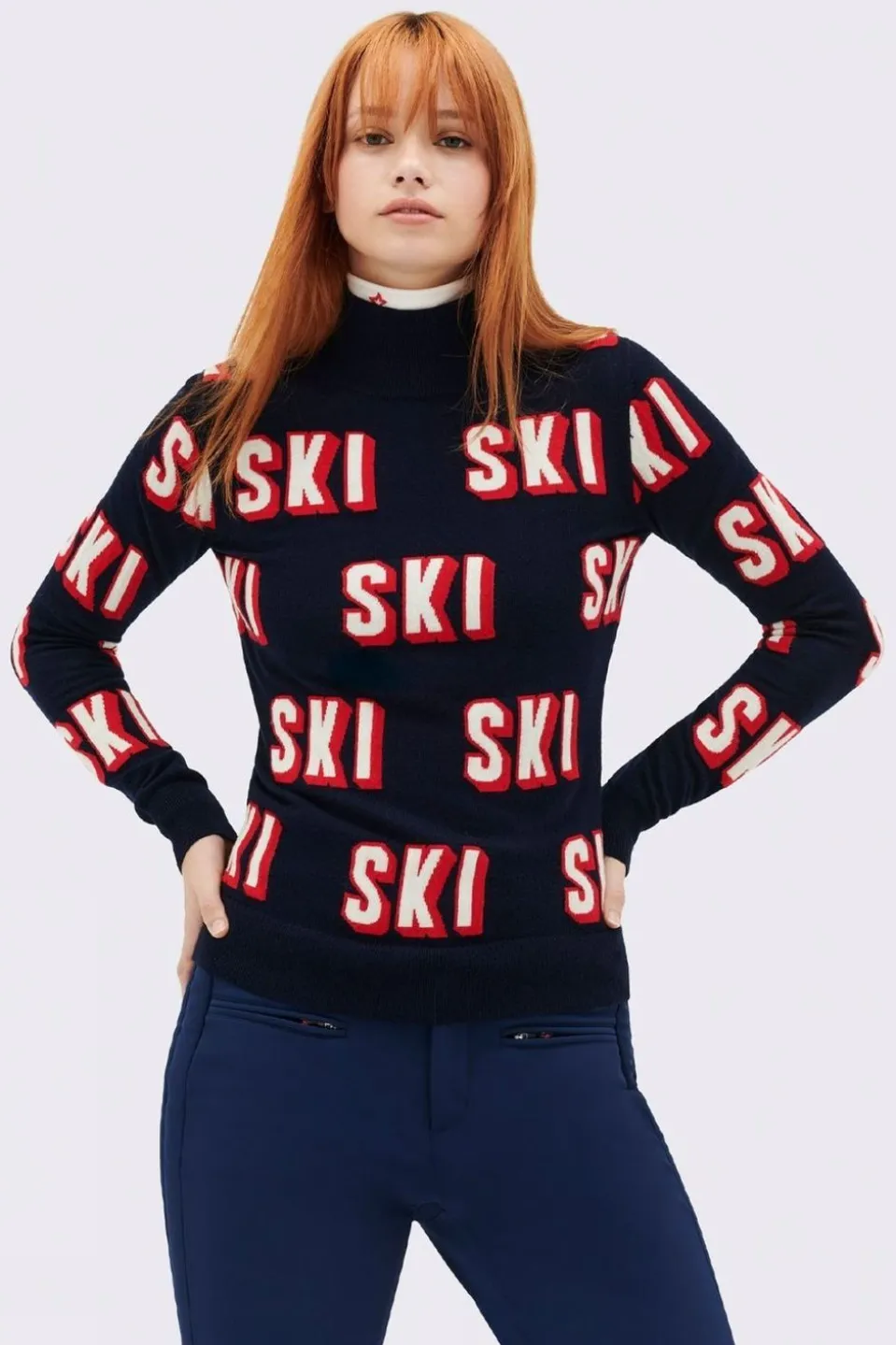 Womens 3D Wool Sweater