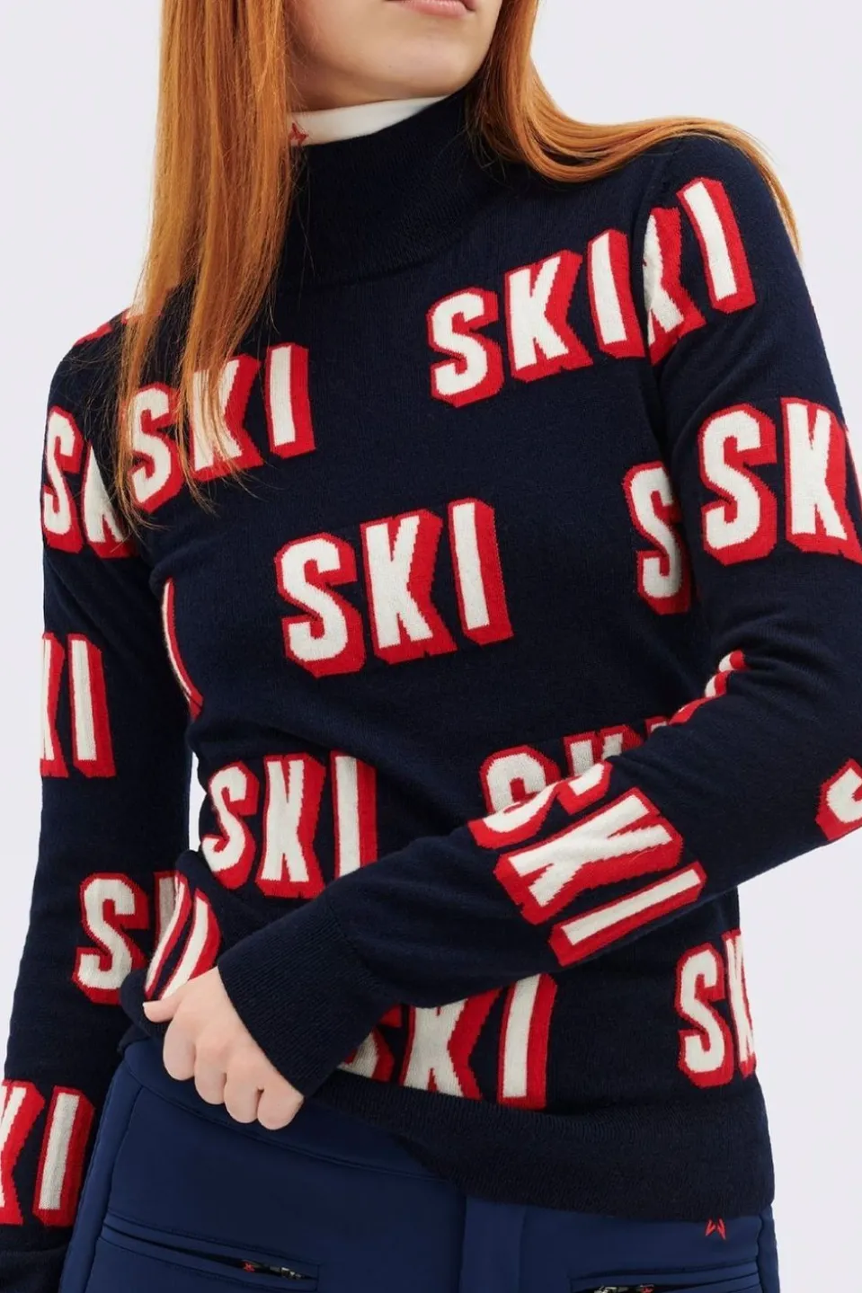 Womens 3D Wool Sweater