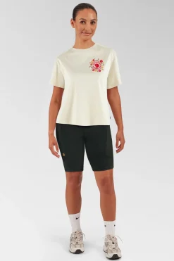 Womens Fjällblomster Logo T-Shirt