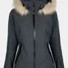 Womens Geod Faux Fur Ski Jacket