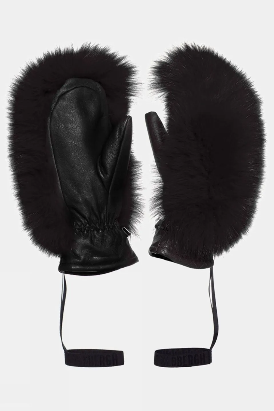 Womens Hill Faux Fur Mittens