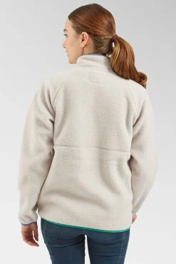 Womens Home 2.0 Half Zip Recycled Sherpa Fleece