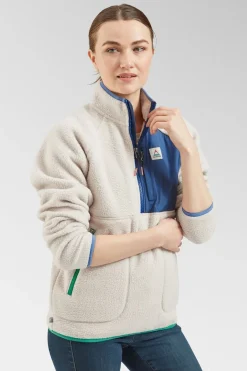 Womens Home 2.0 Half Zip Recycled Sherpa Fleece