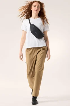 Womens Kragg SL Cotton Emblem Crew T-Shirt