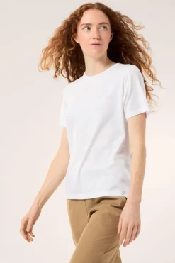 Womens Kragg SL Cotton Emblem Crew T-Shirt