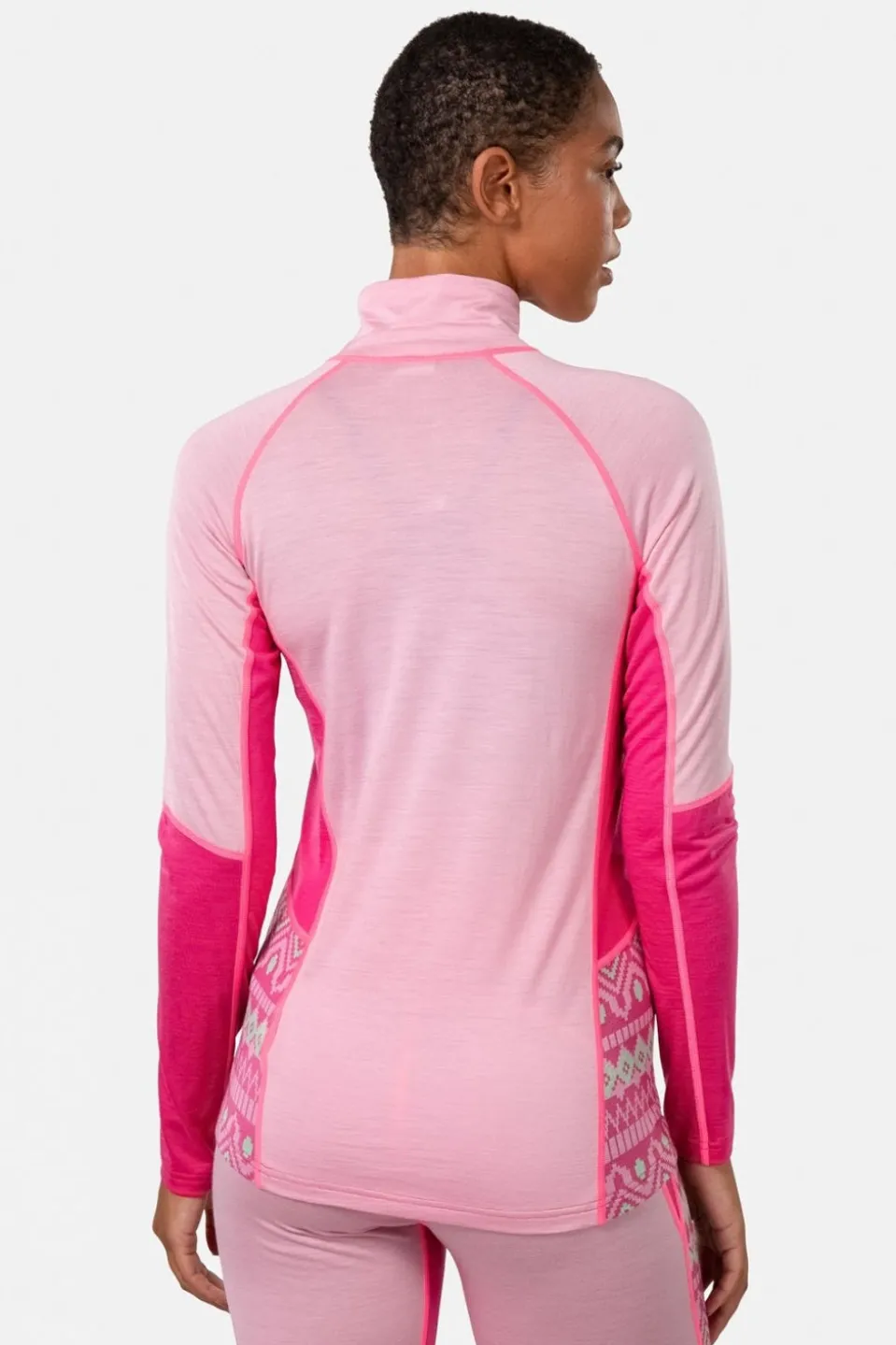 Womens Malia Half Zip Base Layer Top