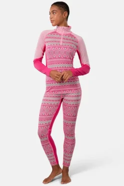 Womens Malia Half Zip Base Layer Top