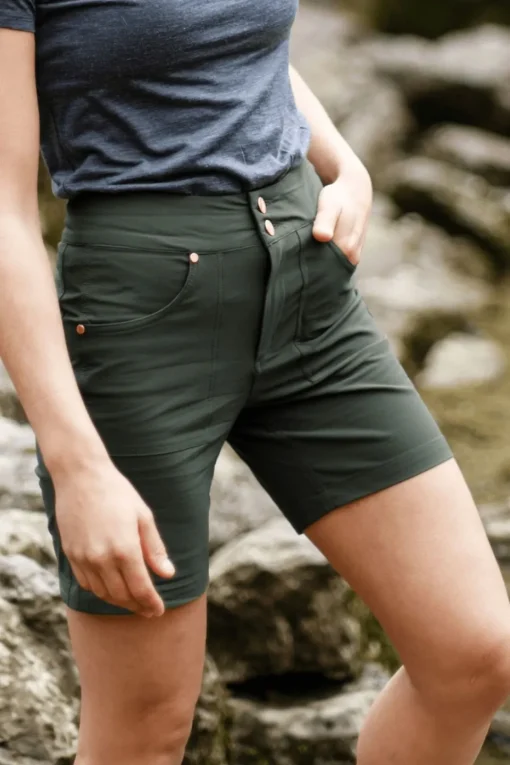 Womens Mid Length Trek Shorts