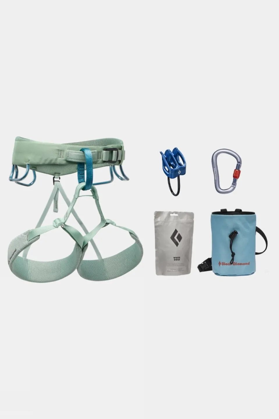 Womens Momentum Harness Climbing Package