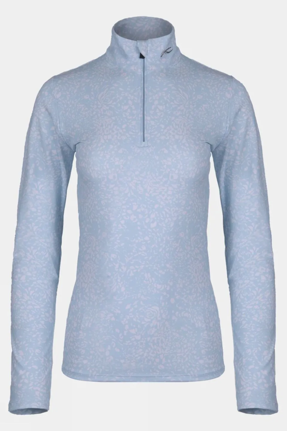 Womens Motion Print Half-Zip Midlayer