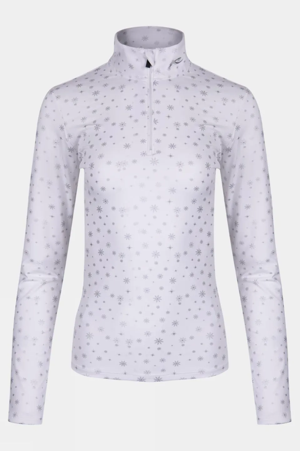 Womens Motion Print Half-Zip Midlayer