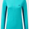 Womens Nava Long Sleeve Zip Top