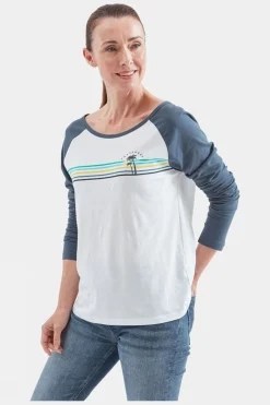 Womens Palm Recycled Long Sleeve T-Shirt