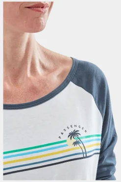 Womens Palm Recycled Long Sleeve T-Shirt