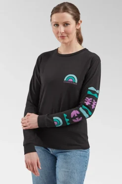 Womens Papercut Recycled Cotton Long Sleeve T-Shirt