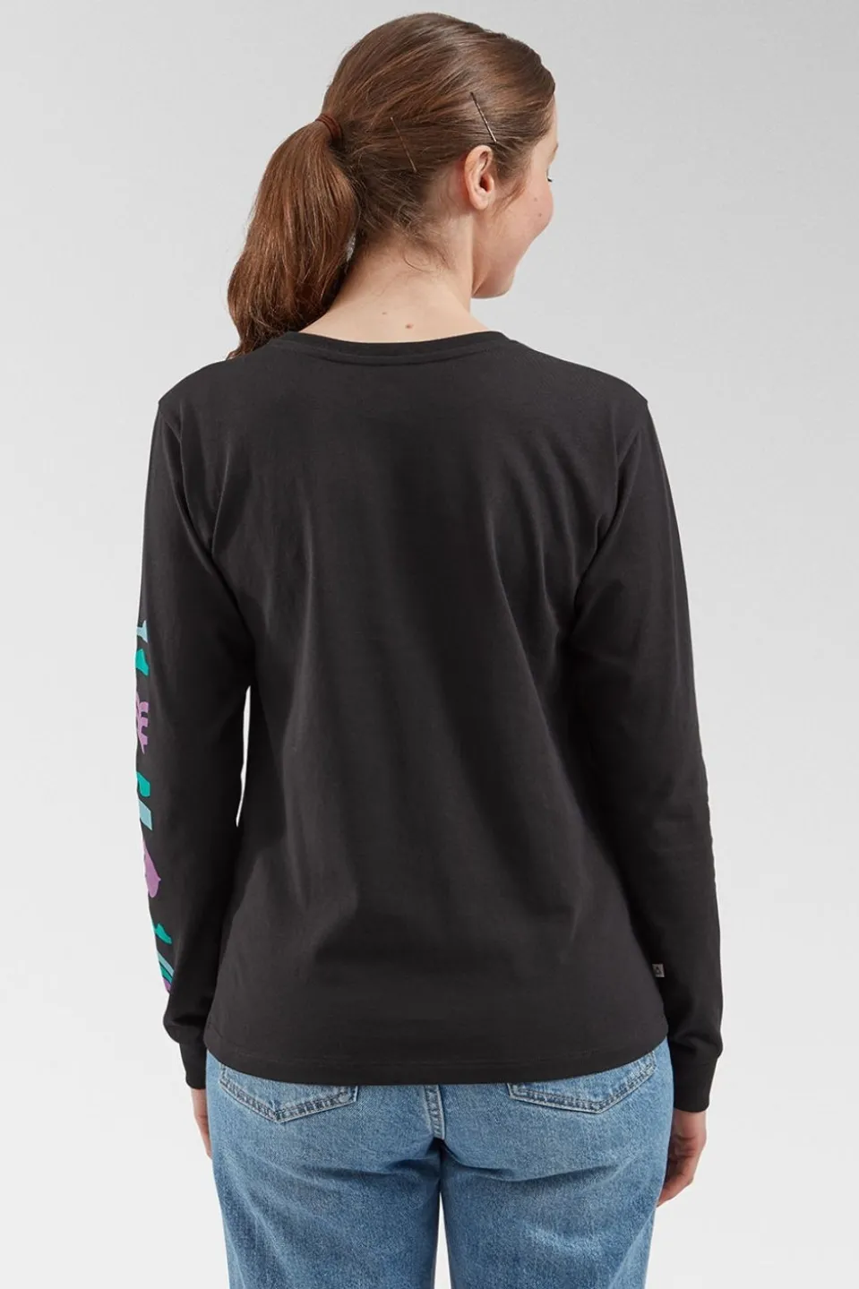 Womens Papercut Recycled Cotton Long Sleeve T-Shirt