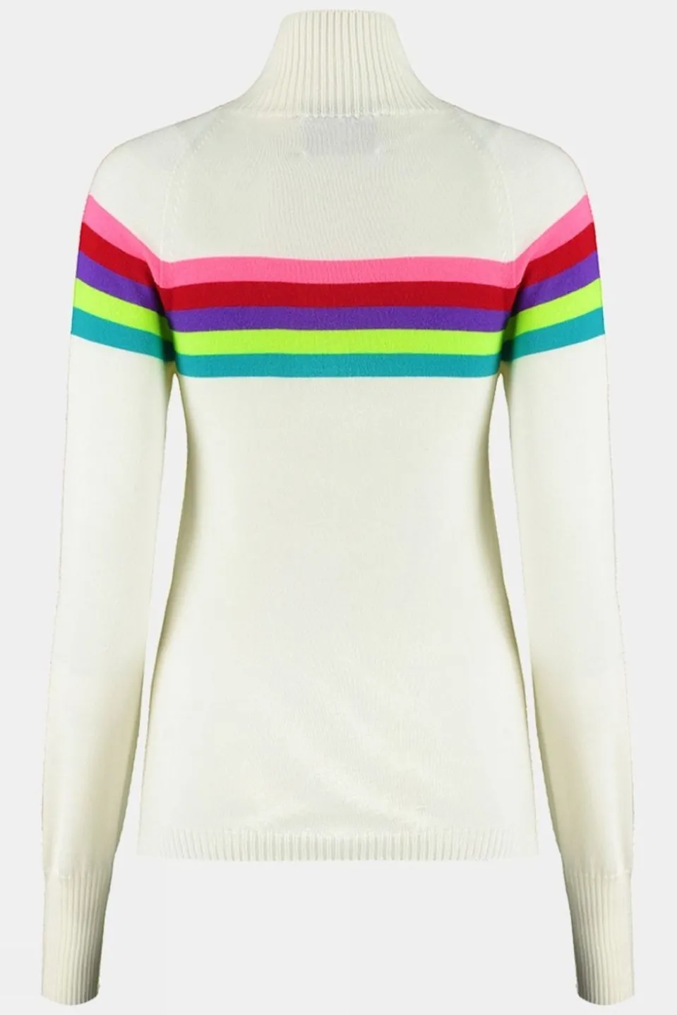 Womens Rainbow Merino Midlayer Top