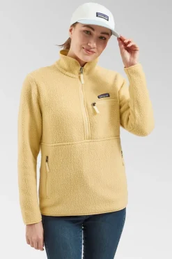 Womens Retro Pile Marsupial Fleece