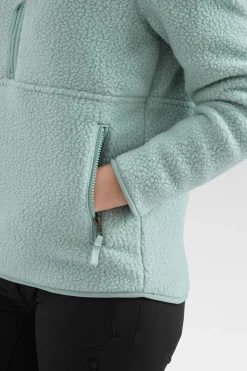 Womens Retro Pile Marsupial Fleece