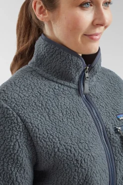 Womens Retro Pile Marsupial Fleece